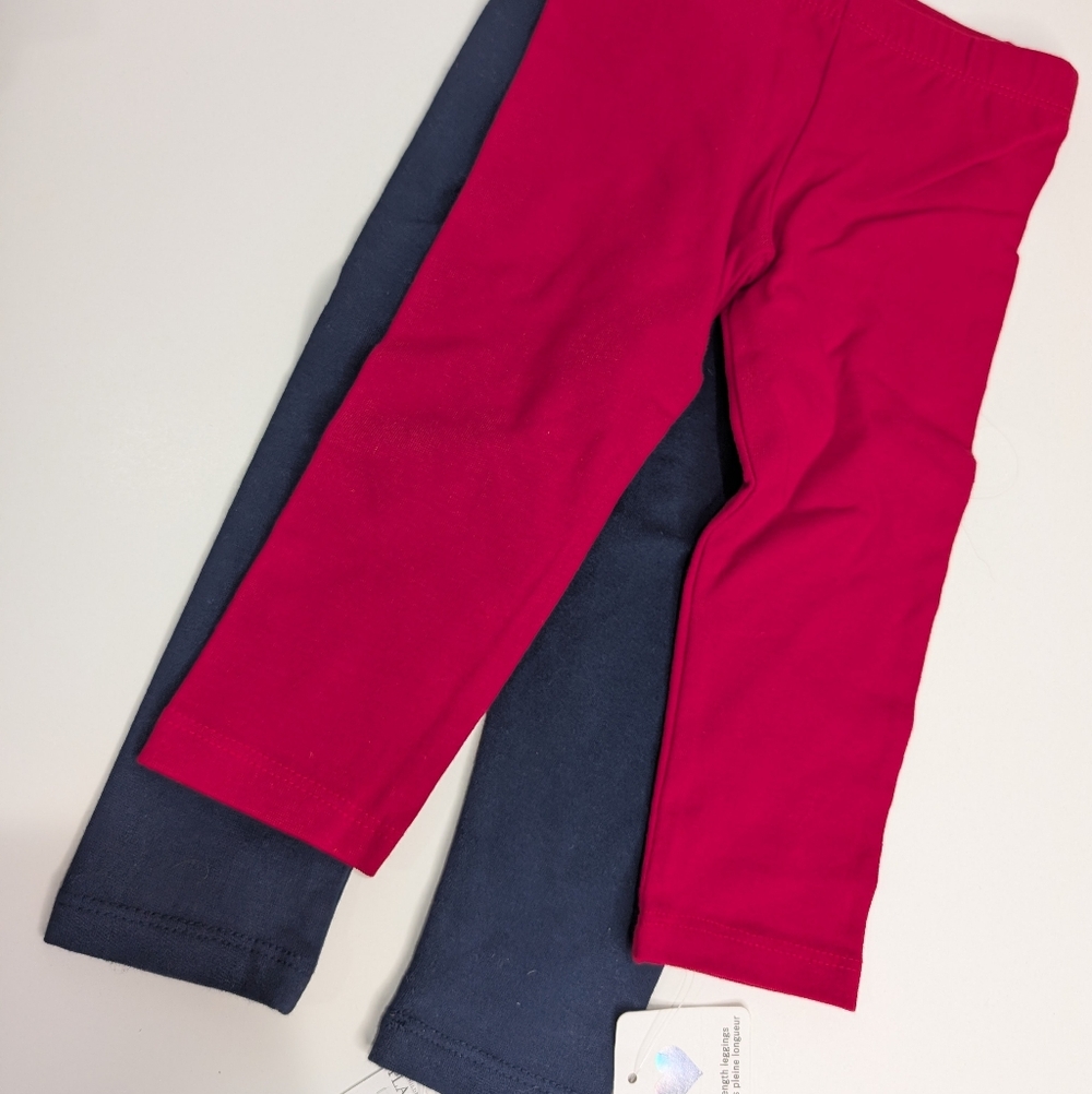 The Children’s Place Baby Leggings‎ Set | Red & Navy | Size 12–18 Months | NWT